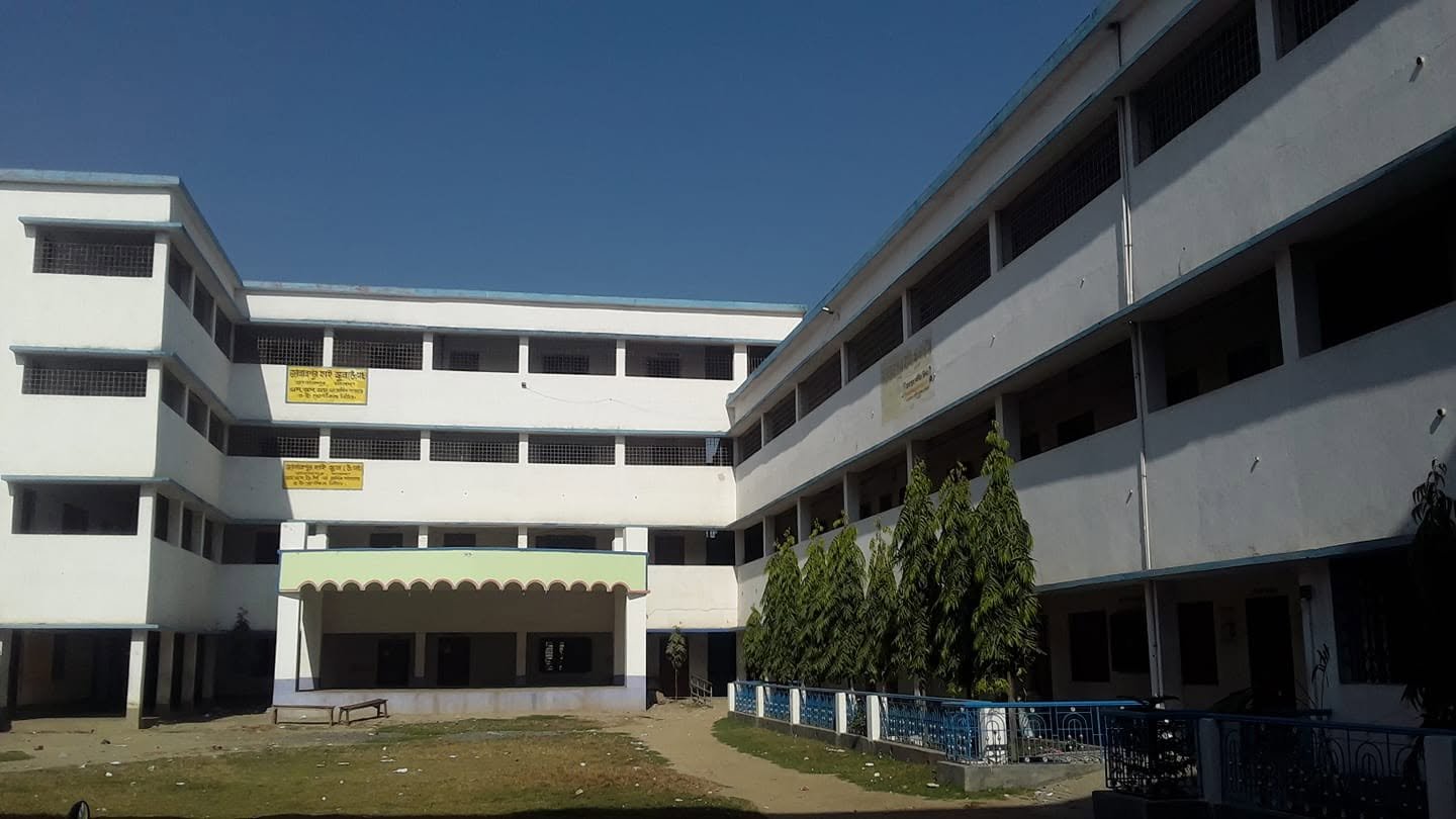 Jalalpur High School Campus — Academic Building Courtyard